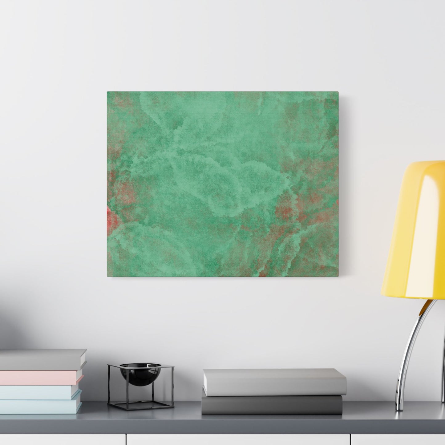 No. 7 Abstract Art "Turquoise circles" - Home Decor Wall Art