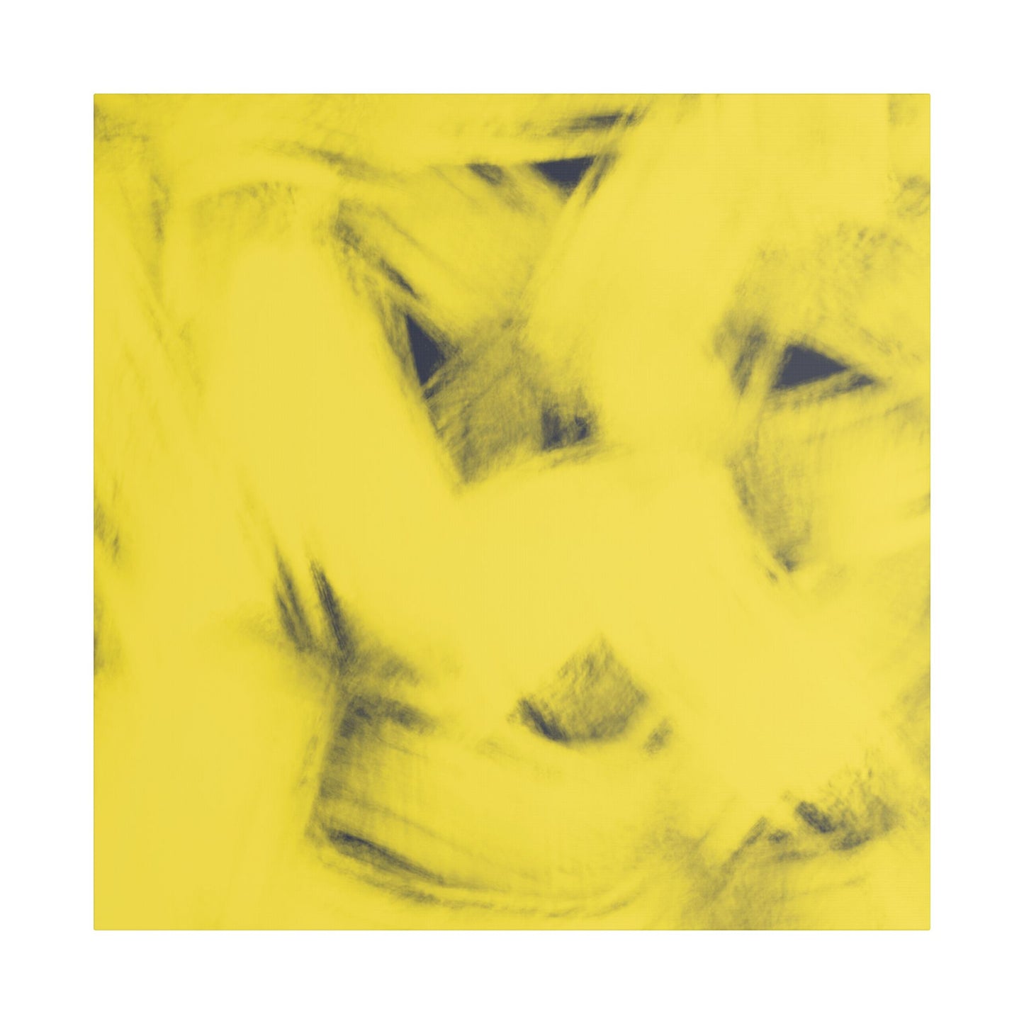 No. 12 Abstract Art "Yellow haze" - Home Decor Wall Art