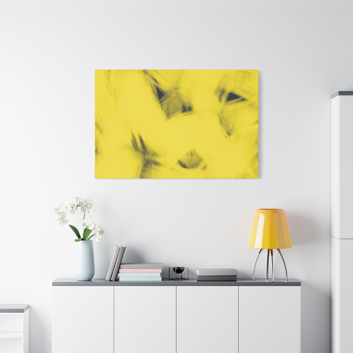 No. 12 Abstract Art "Yellow haze" - Home Decor Wall Art