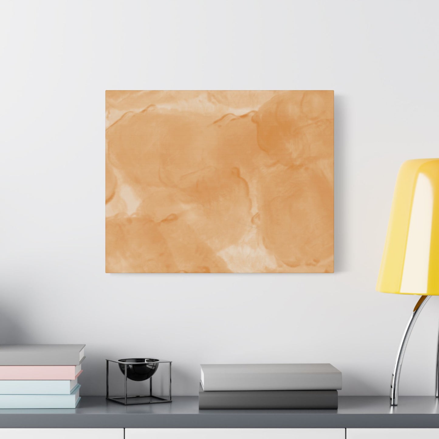 No. 59 Abstract Art "Big peach wigglies" - Home Decor Wall Art