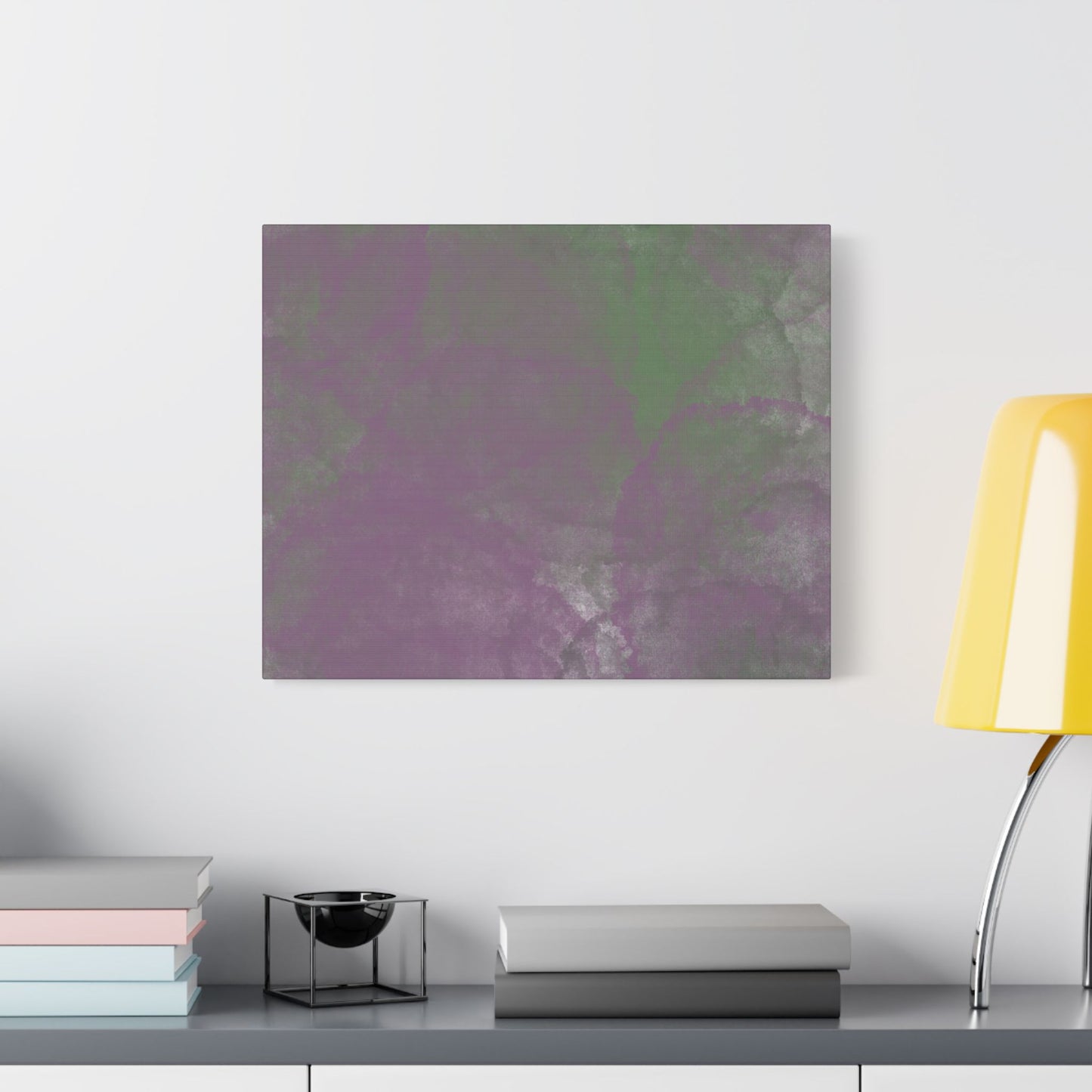 No. 4 Abstract Art - “Purple Circles” - Home Decor Wall Art for Modern living