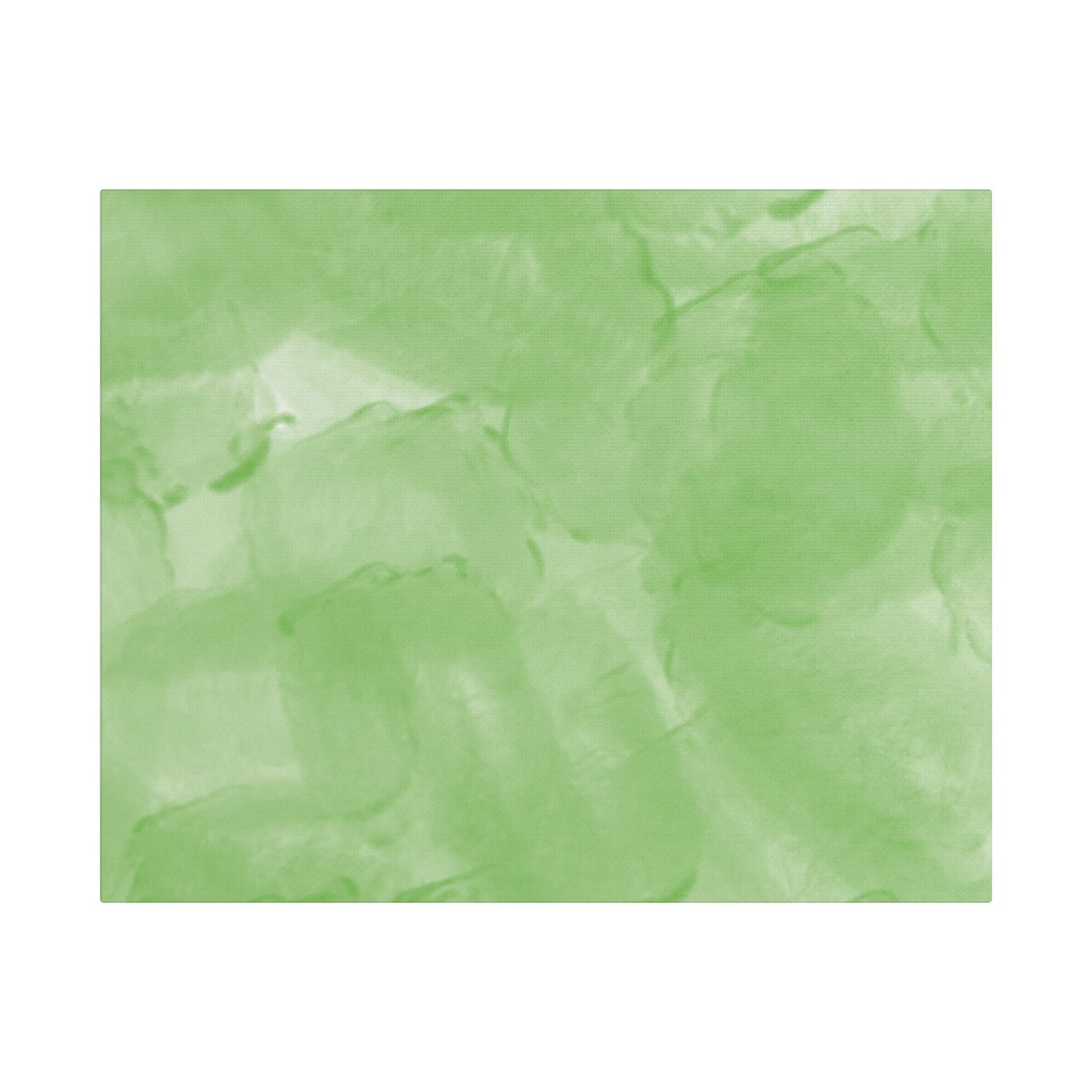 No. 57 Abstract Art "Big light green bubblies" - Home Decor Wall Art