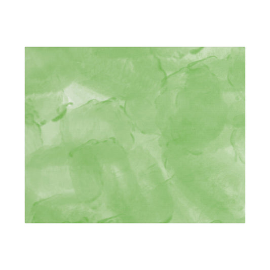 No. 57 Abstract Art "Big light green bubblies" - Home Decor Wall Art