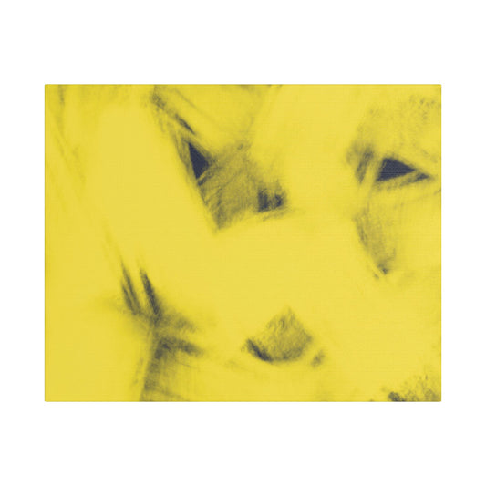 No. 12 Abstract Art  "Yellow haze" - Home Decor Wall Art