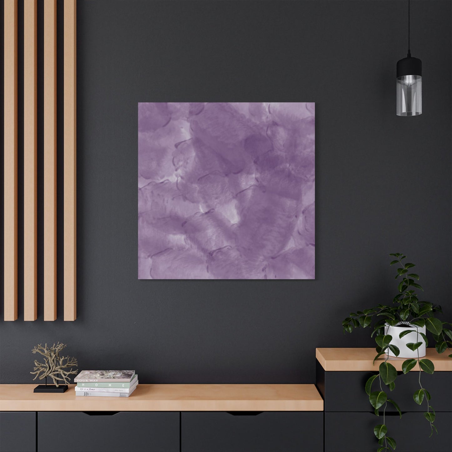 No. 48 Abstract Art "Purple haze" - Home Decor Wall Art