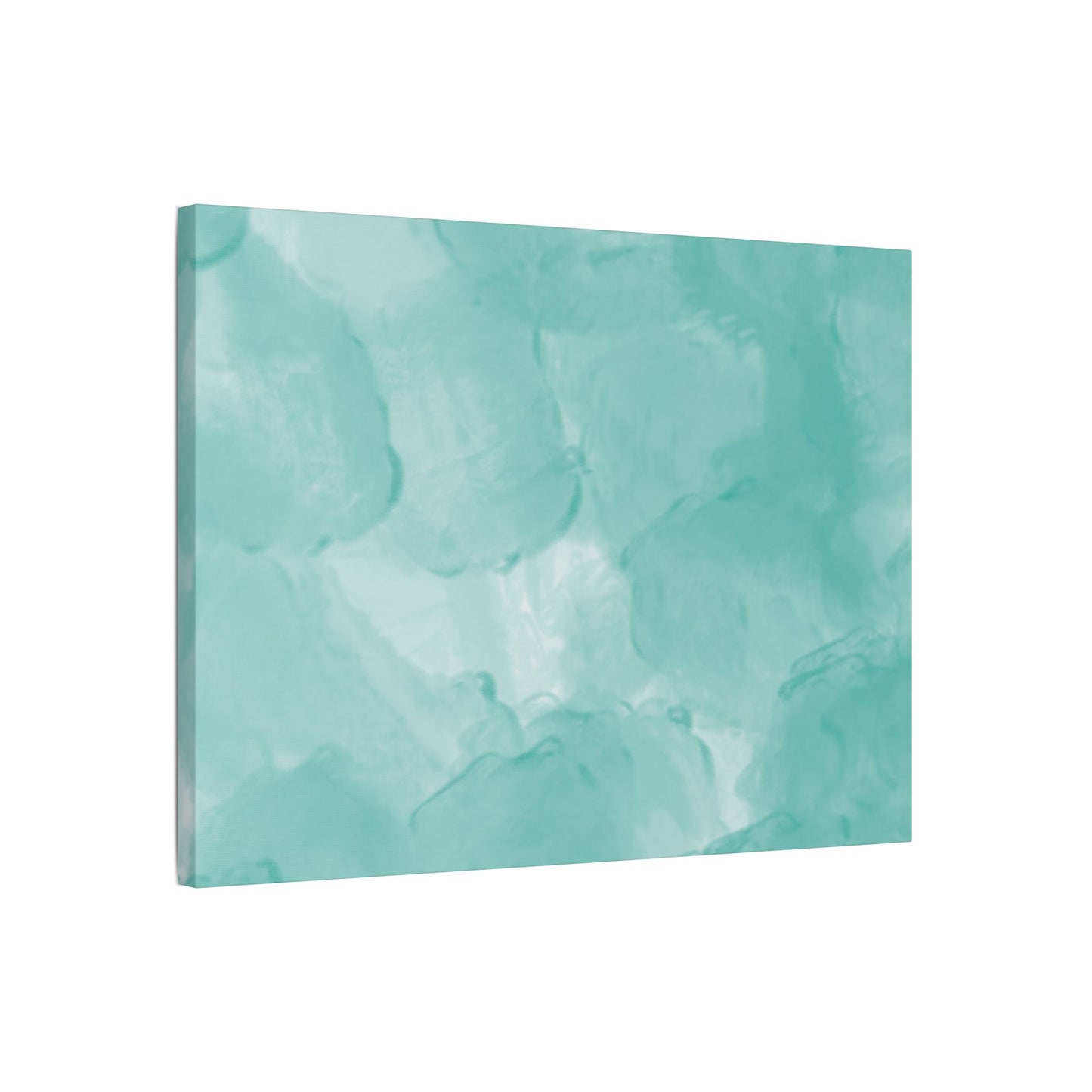 No. 49 Abstract Art "Light blue bubblies" - Home Decor Wall Art