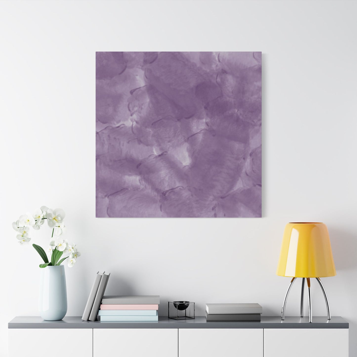 No. 48 Abstract Art "Purple haze" - Home Decor Wall Art