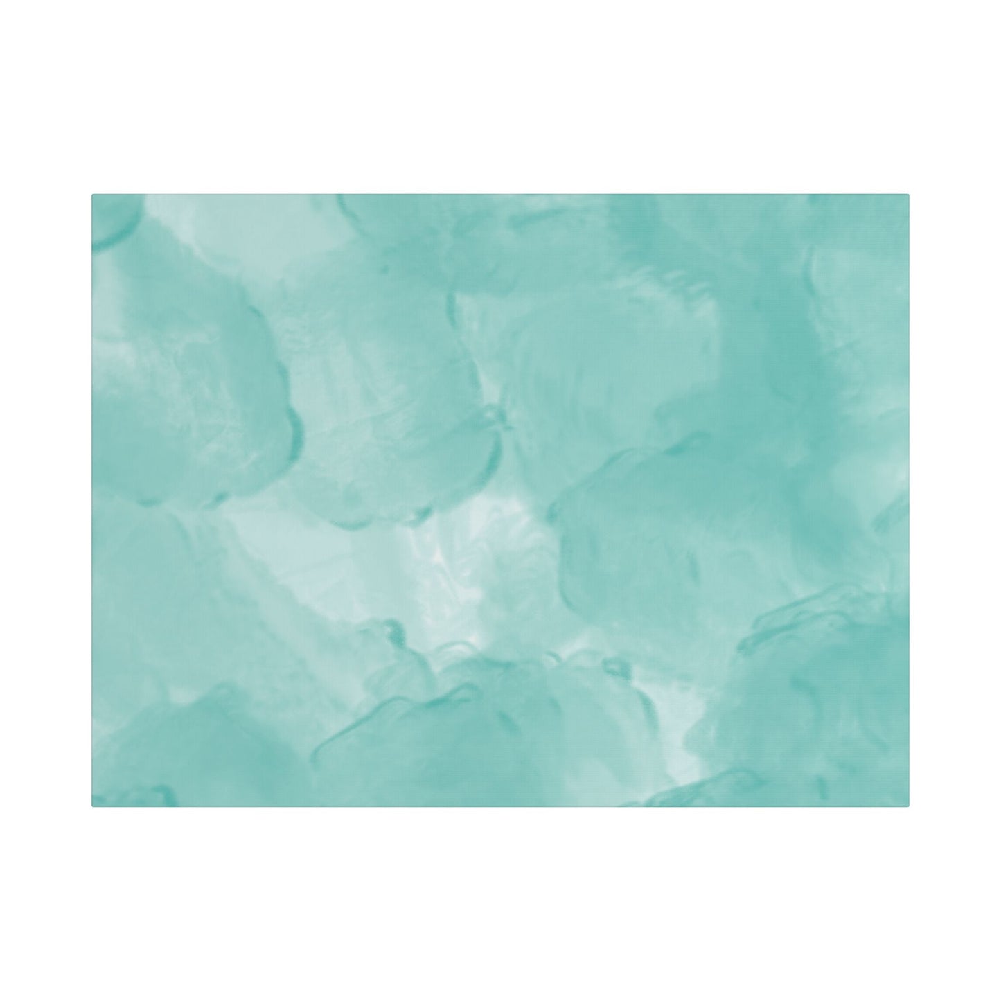 No. 49 Abstract Art "Light blue bubblies" - Home Decor Wall Art