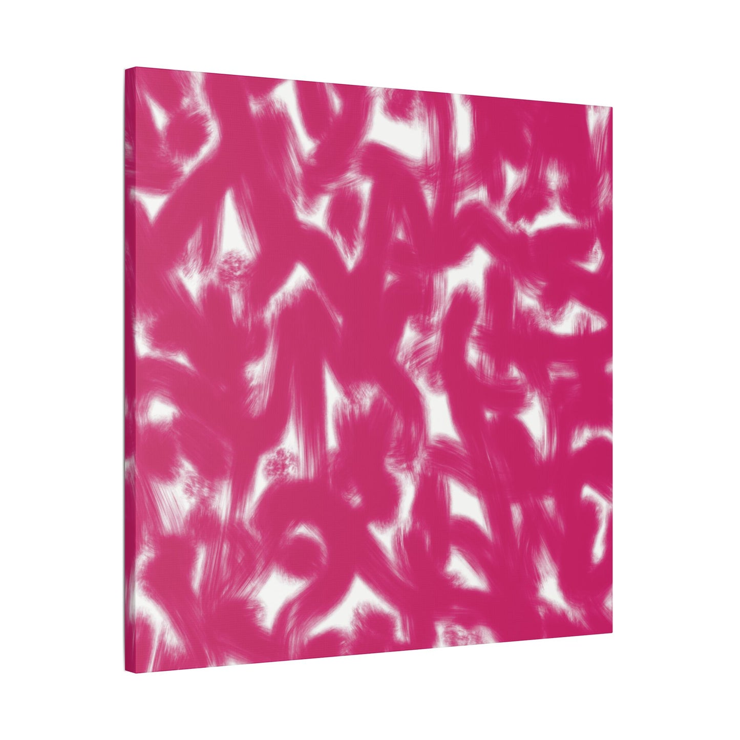 No. 3 Abstract Art - “Hot pink wigglies” - Home Decor Wall Art for Modern Living