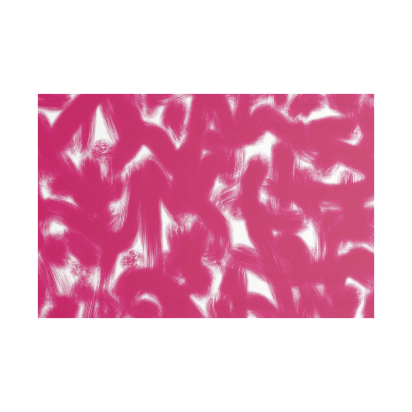 No. 3 Abstract Art - “Hot pink wigglies” - Home Decor Wall Art for Modern Living