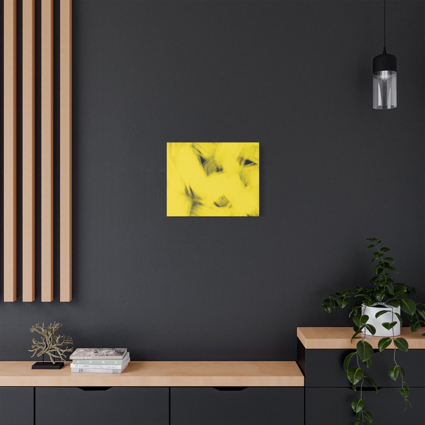 No. 12 Abstract Art  "Yellow haze" - Home Decor Wall Art