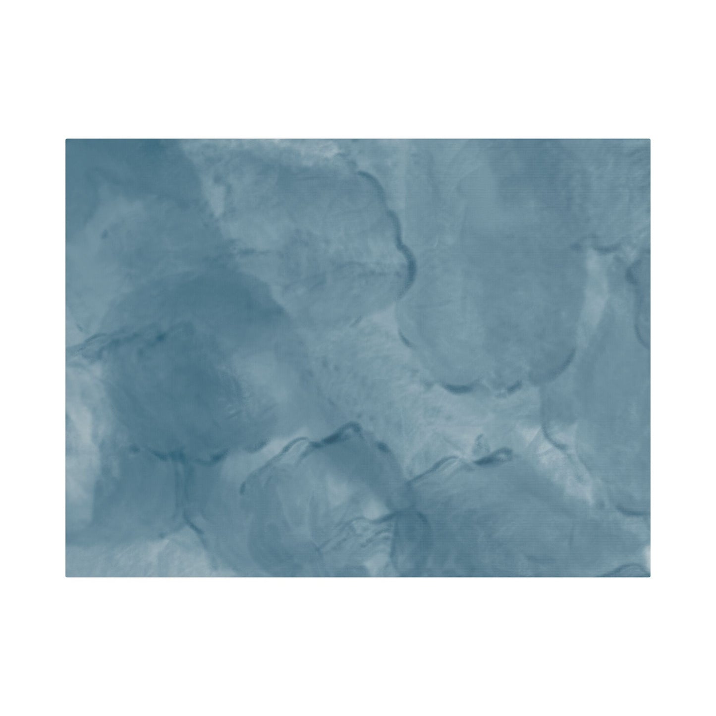 No. 28 Abstract Art "Blue bubblies" - Home Decor Wall Art