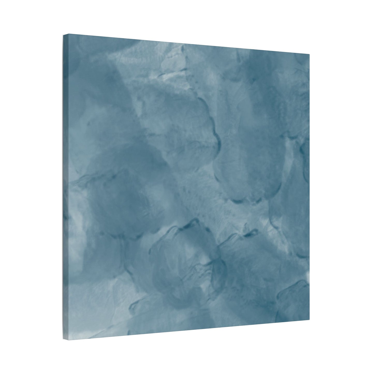 No. 28 Abstract Art "Blue bubblies" - Home Decor Wall Art