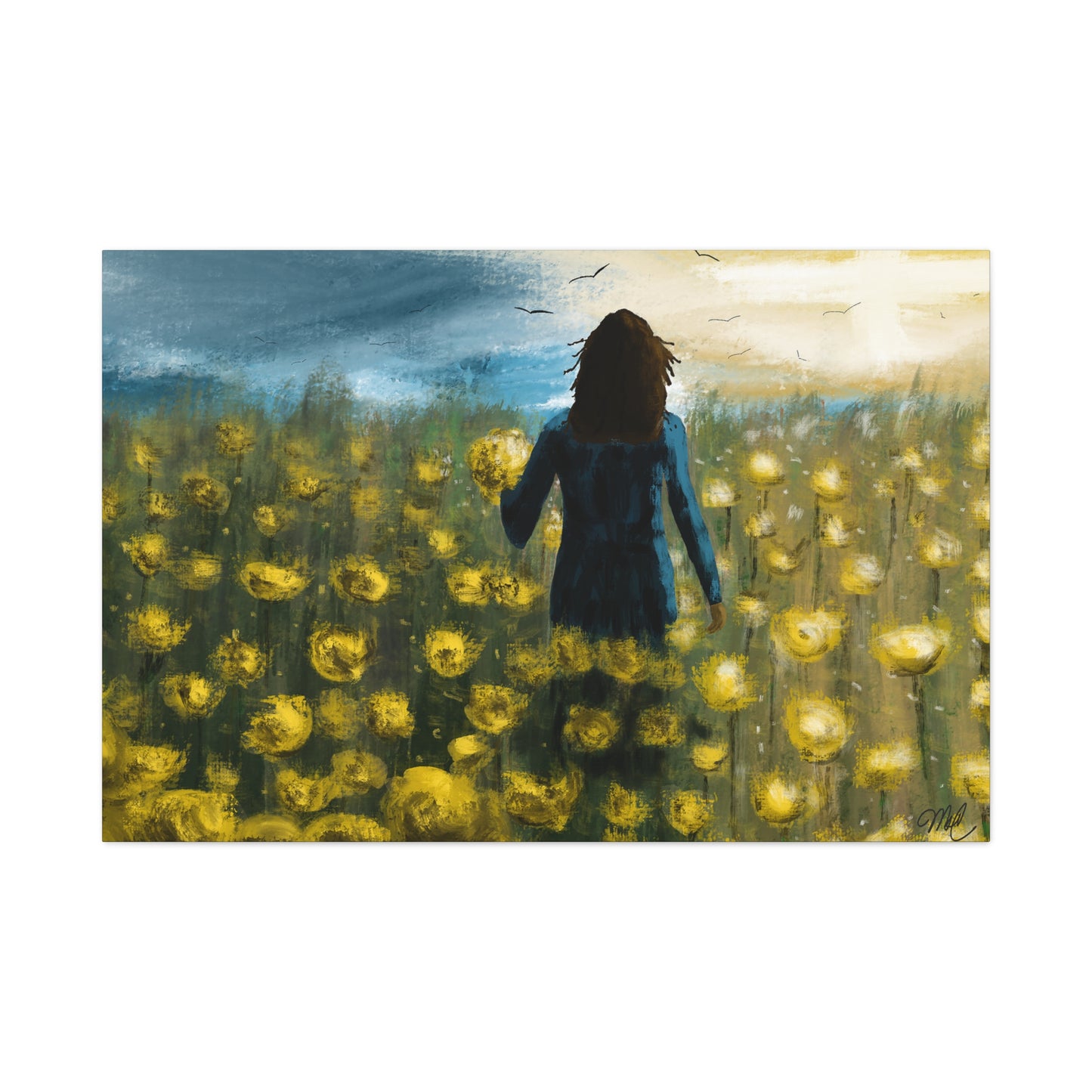 No. 73 Abstract Art "Field of Faith" - Home Decor Wall Art