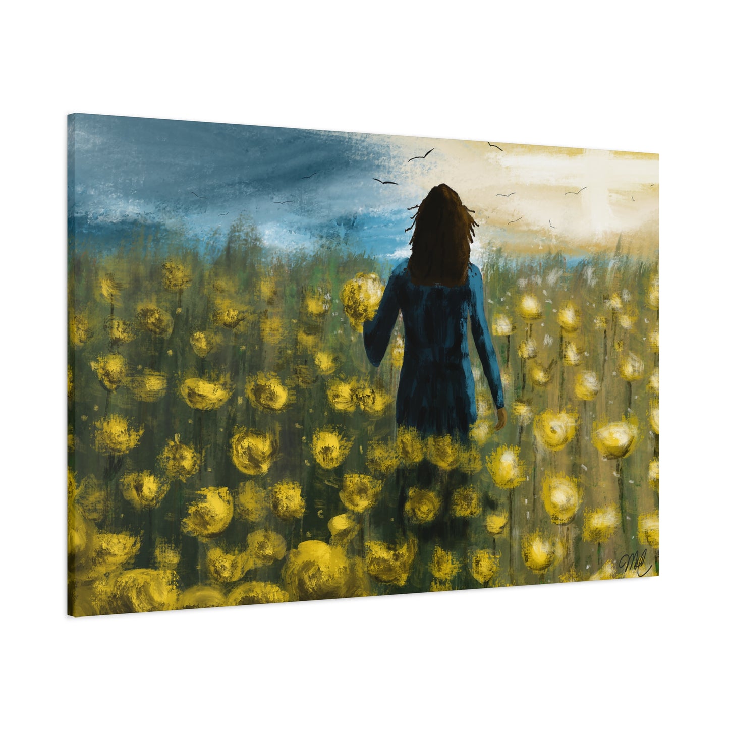 No. 73 Abstract Art "Field of Faith" - Home Decor Wall Art