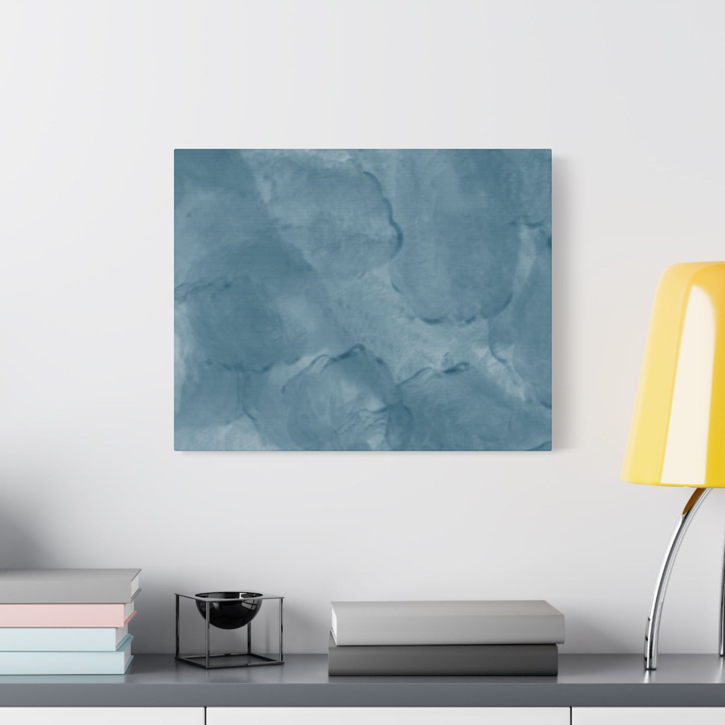 No. 28 Abstract Art "Blue bubblies" - Home Decor Wall Art