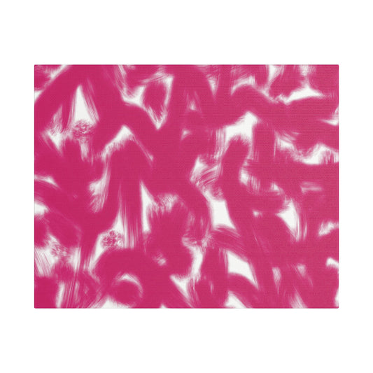 No. 3 Abstract Art - “Hot pink wigglies” - Home Decor Wall Art for Modern Living