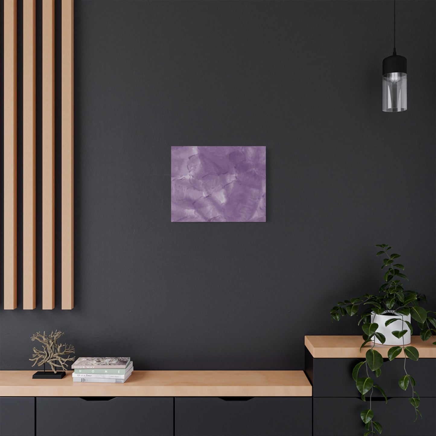 No. 48 Abstract Art "Purple haze" - Home Decor Wall Art