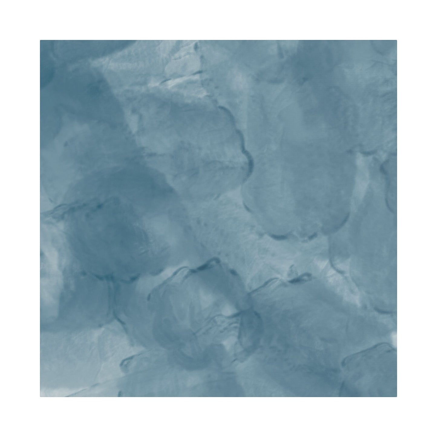 No. 28 Abstract Art "Blue bubblies" - Home Decor Wall Art