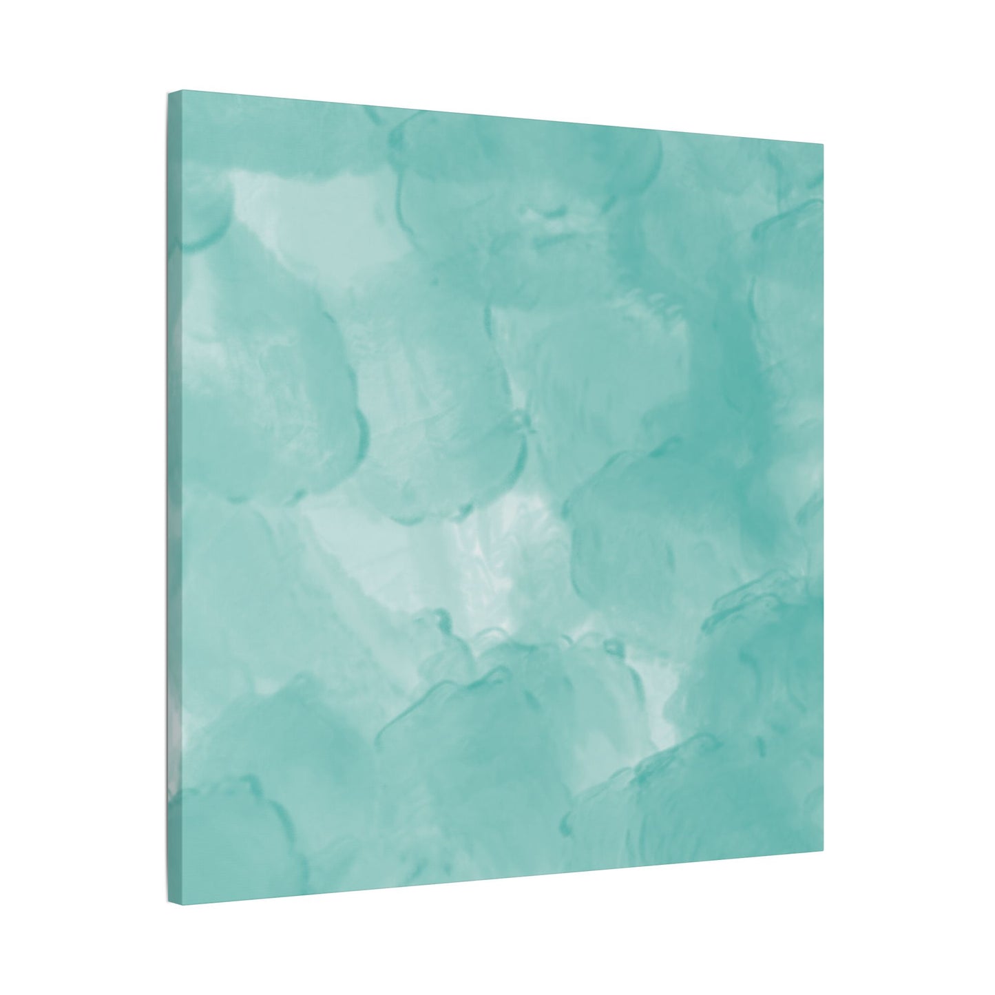 No. 49 Abstract Art "Light blue bubblies" - Home Decor Wall Art