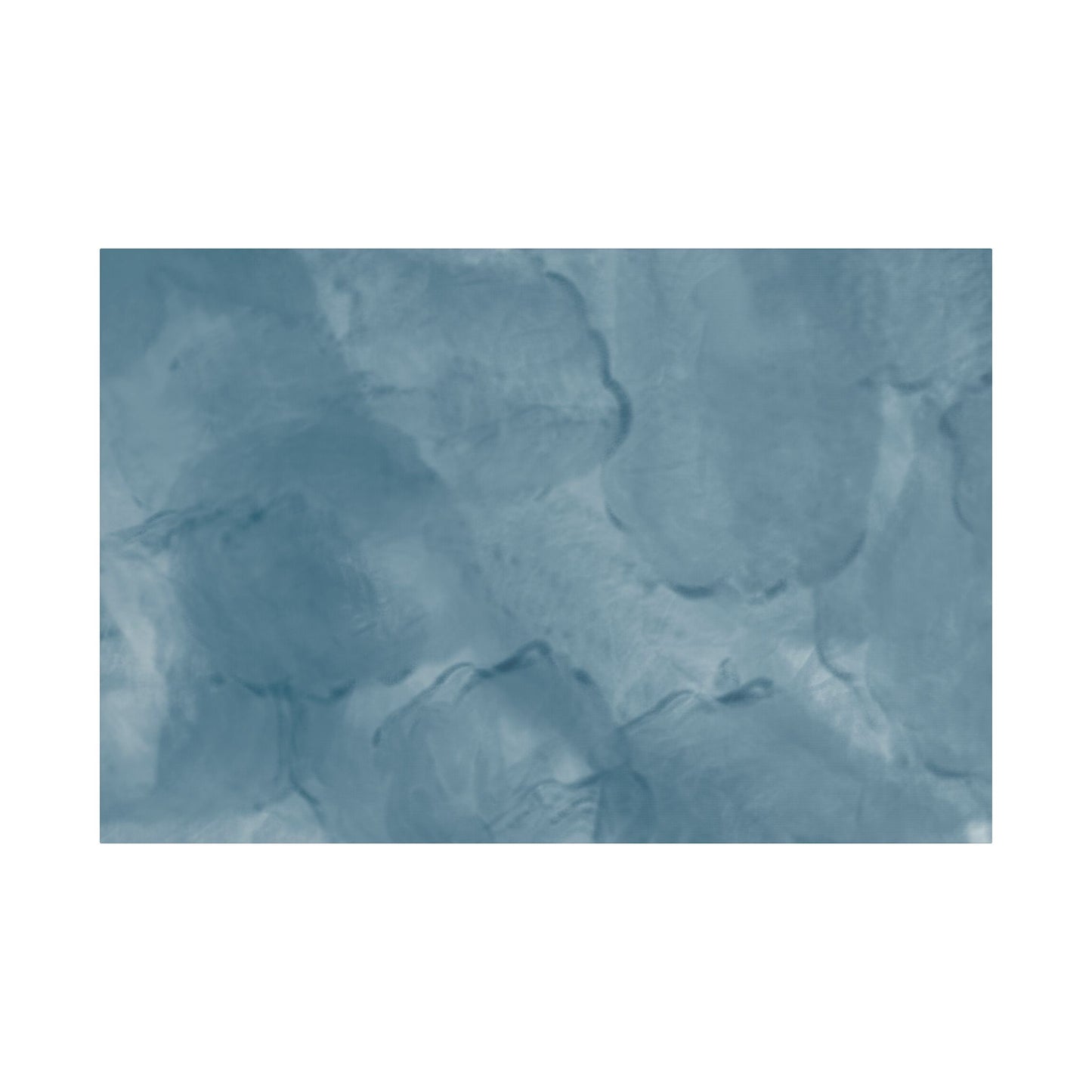 No. 28 Abstract Art "Blue bubblies" - Home Decor Wall Art