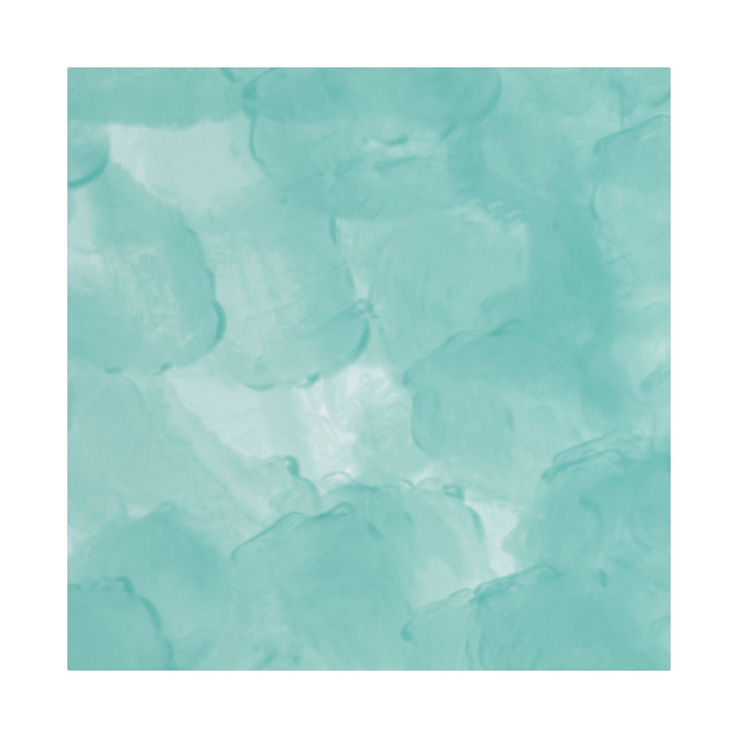 No. 49 Abstract Art "Light blue bubblies" - Home Decor Wall Art